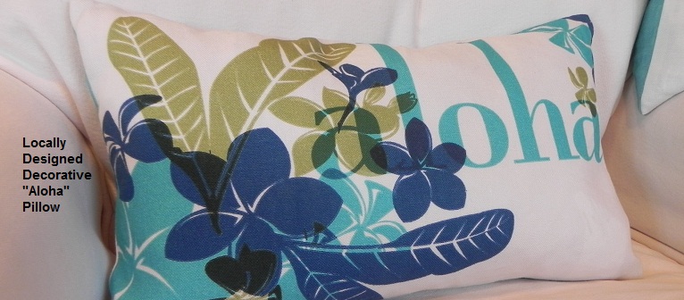 Locally Designed Decorative Aloha Pillows